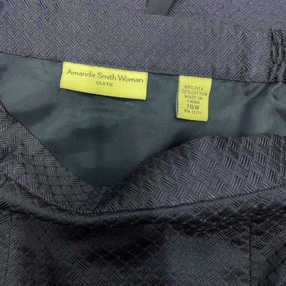 $370 Amanda Smith Silk Flower Suit 2 PCs 18W Women’s - Picture 12 of 13